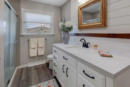 809 Riverside Drive East, Drumheller, AB - Indoor Photo Showing Bathroom