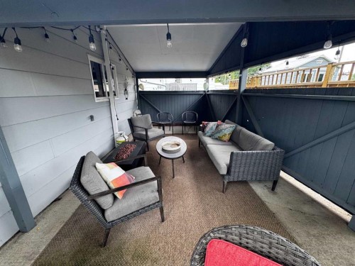 809 Riverside Drive East, Drumheller, AB - Outdoor With Deck Patio Veranda With Exterior