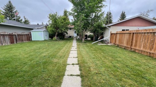 303 Nill Place, Hanna, AB - Outdoor With Backyard