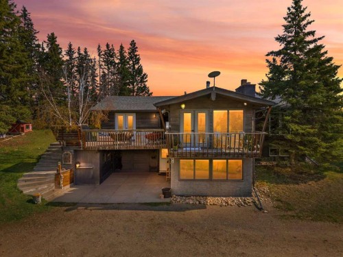 10-2168 587 Highway, Bowden, AB - Outdoor With Deck Patio Veranda