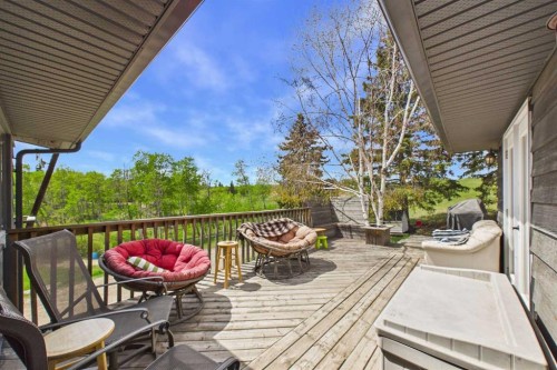 10-2168 587 Highway, Bowden, AB - Outdoor With Deck Patio Veranda With Exterior