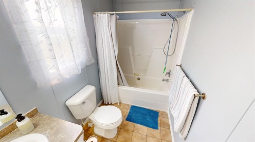 92 Railway Avenue, Rosemary, AB - Indoor Photo Showing Bathroom