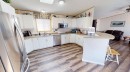 92 Railway Avenue, Rosemary, AB  - Indoor Photo Showing Kitchen With Double Sink 