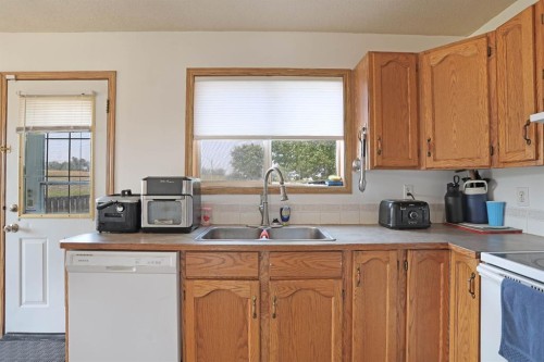 21 Pleasant Park Green West, Brooks, AB - Indoor Photo Showing Kitchen With Double Sink