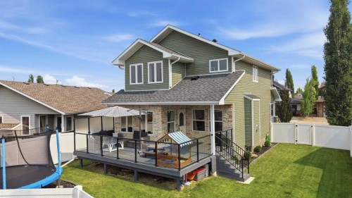 113 Weddell Crescent, Red Deer, AB - Outdoor With Deck Patio Veranda With Exterior