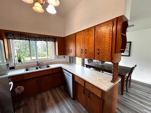 8 Louise Crescent, Duchess, AB - Indoor Photo Showing Kitchen With Double Sink