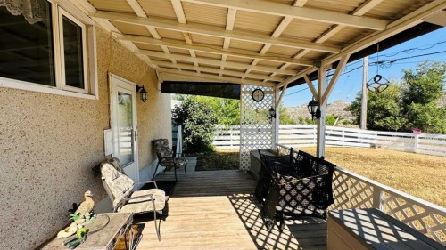 44 Cedar Crescent, Drumheller, AB - Outdoor With Deck Patio Veranda With Exterior