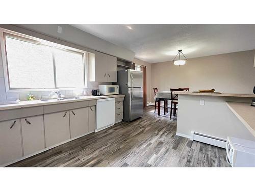 5340 52 Street, Provost, AB - Indoor Photo Showing Kitchen With Double Sink