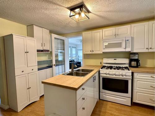 4809 53 Avenue, Vermilion, AB - Indoor Photo Showing Kitchen With Double Sink