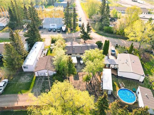 108 King Street, Maidstone, SK - Outdoor With Above Ground Pool With View