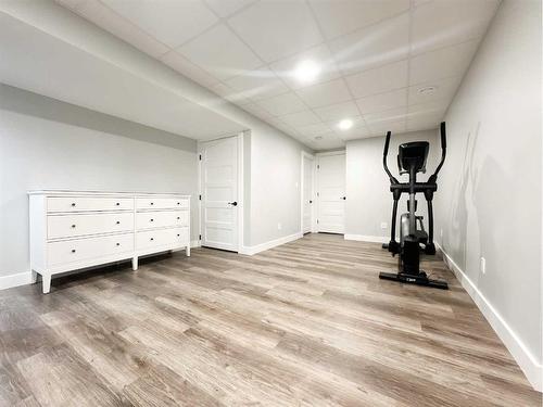 5144 53 Street, Irma, AB - Indoor Photo Showing Gym Room
