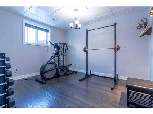 2921 8A Avenue, Wainwright, AB - Indoor Photo Showing Gym Room