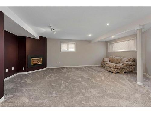3604 63 Avenue Close, Lloydminster, AB - Indoor Photo Showing Basement With Fireplace