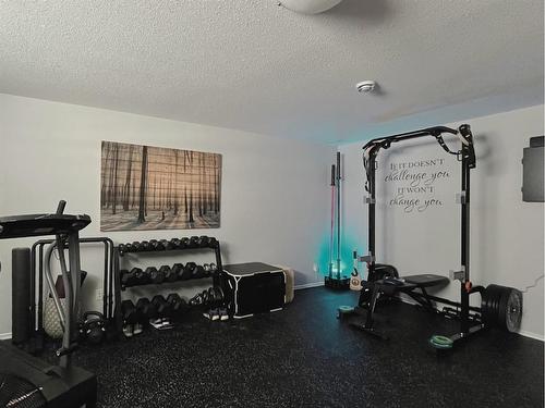 1010 30 Street, Wainwright, AB - Indoor Photo Showing Gym Room