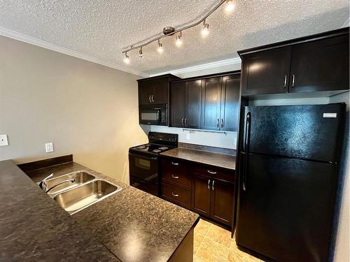 103B-4520 51 Street, Vermilion, AB - Indoor Photo Showing Kitchen With Double Sink