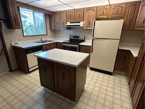 5212 58 Street, Vermilion, AB - Indoor Photo Showing Kitchen With Double Sink