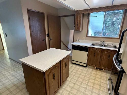 5212 58 Street, Vermilion, AB - Indoor Photo Showing Kitchen With Double Sink