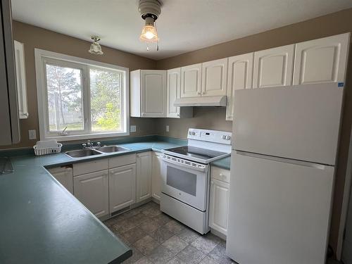 5013 4 Avenue, Chauvin, AB - Indoor Photo Showing Kitchen With Double Sink