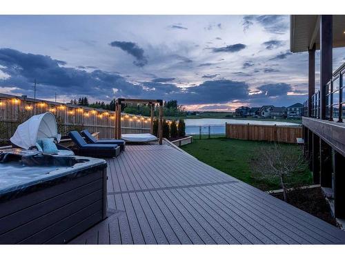 6119 13 Street Close, Lloydminster, AB - Outdoor With Body Of Water With Deck Patio Veranda