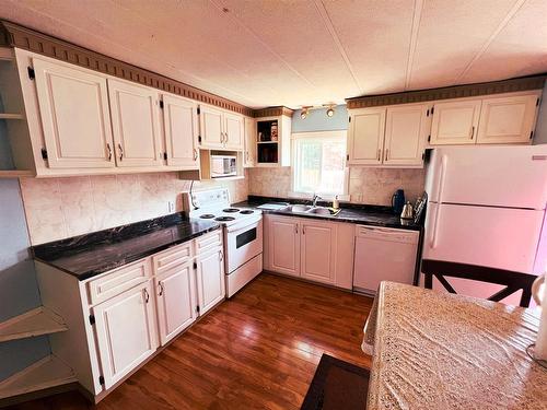 5210 56B Street, Lloydminster, AB - Indoor Photo Showing Kitchen With Double Sink