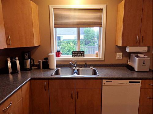 105-4520 51 Street, Vermilion, AB - Indoor Photo Showing Kitchen With Double Sink