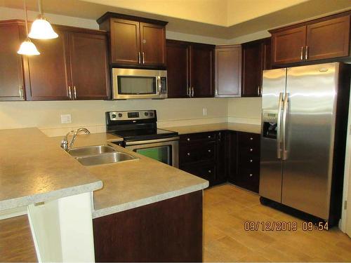 102-4102 69 Avenue, Lloydminster, AB - Indoor Photo Showing Kitchen With Double Sink