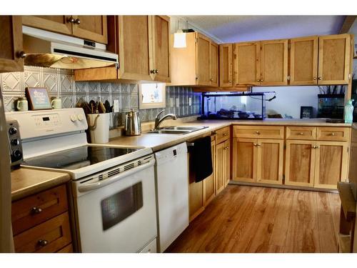 112 1St Avenue East, Neilburg, SK - Indoor Photo Showing Kitchen With Double Sink