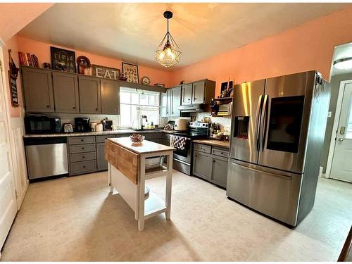 1102 3 Avenue, Wainwright, AB - Indoor Photo Showing Kitchen