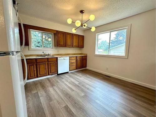 5147 55 Avenue, Edgerton, AB - Indoor Photo Showing Kitchen With Double Sink