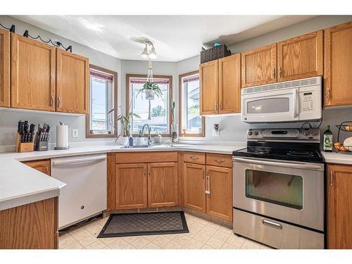 109 1 Street, Lashburn, SK - Indoor Photo Showing Kitchen With Double Sink