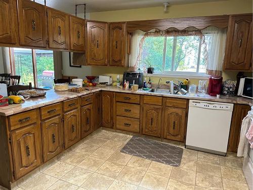 Ne25-53-19-W3 K, Turtle Lake, SK - Indoor Photo Showing Kitchen With Double Sink