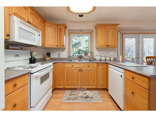 493084 Range Road 25, Rural Vermilion River, County Of, AB - Indoor Photo Showing Kitchen With Double Sink