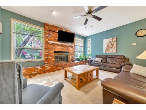 304 6 Avenue, Paradise Hill, SK - Indoor Photo Showing Living Room With Fireplace