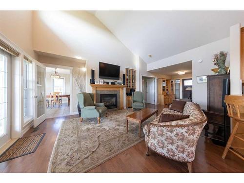 Ne-24-51-01-W4, Rural Vermilion River, County Of, AB - Indoor Photo Showing Living Room With Fireplace