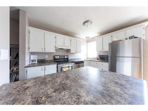 5205 50 Street, Kitscoty, AB - Indoor Photo Showing Kitchen With Stainless Steel Kitchen With Double Sink