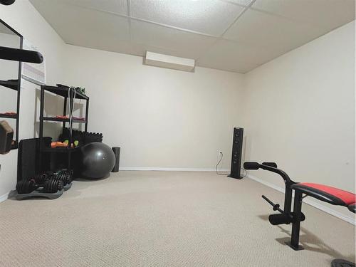 338 15 Street, Wainwright, AB - Indoor Photo Showing Gym Room