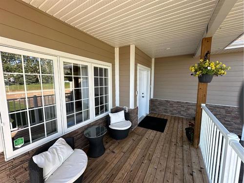 4332 51 Avenue, Hardisty, AB - Outdoor With Deck Patio Veranda With Exterior