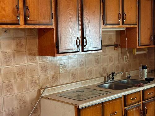 1237 6 Avenue, Wainwright, AB - Indoor Photo Showing Kitchen With Double Sink