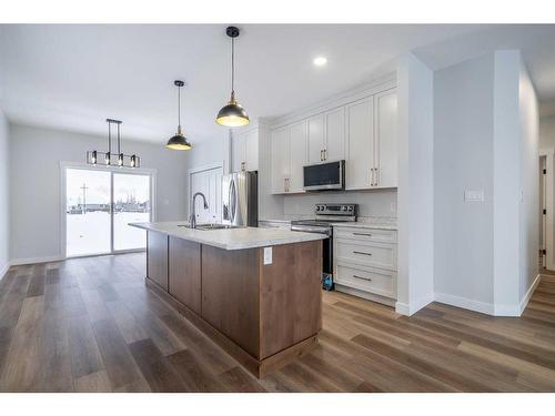 5606 14 Street, Lloydminster, AB - Indoor Photo Showing Kitchen With Upgraded Kitchen