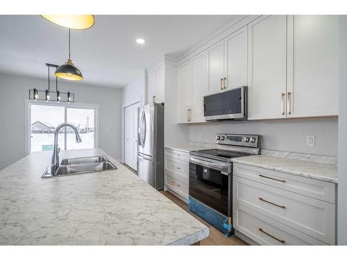 5606 14 Street, Lloydminster, AB - Indoor Photo Showing Kitchen With Double Sink