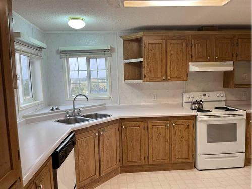 Part Of Ne 03-50-03W4, Rural Vermilion River, County Of, AB - Indoor Photo Showing Kitchen With Double Sink