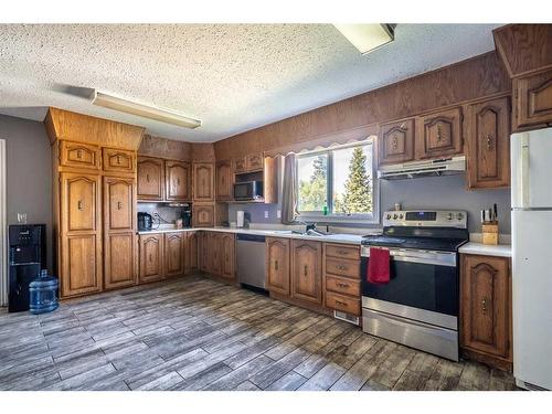 5018 50 Avenue, Kitscoty, AB - Indoor Photo Showing Kitchen With Double Sink