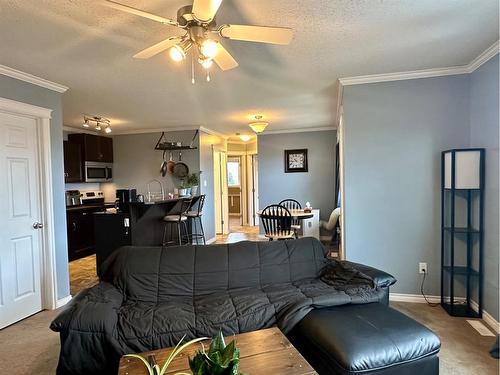 302A-4520 51 Street, Vermilion, AB - Indoor Photo Showing Living Room