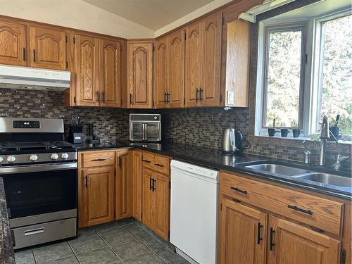 64028 Twp 550, Rural Two Hills No. 21, County Of, AB - Indoor Photo Showing Kitchen With Double Sink