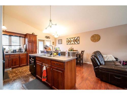 5516 43A Street, Provost, AB - Indoor Photo Showing Kitchen With Double Sink