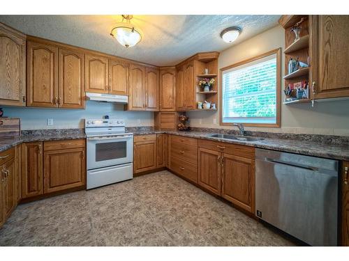 1038 16 Avenue, Wainwright, AB - Indoor Photo Showing Kitchen With Double Sink