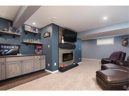 7213 29 Street, Lloydminster, AB - Indoor With Fireplace