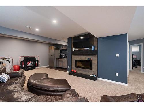 7213 29 Street, Lloydminster, AB - Indoor With Fireplace