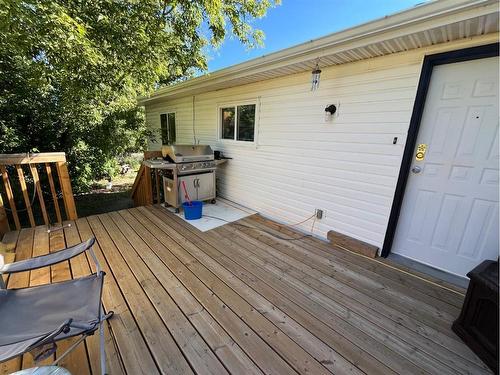 4823 52 Avenue, Irma, AB - Outdoor With Deck Patio Veranda With Exterior