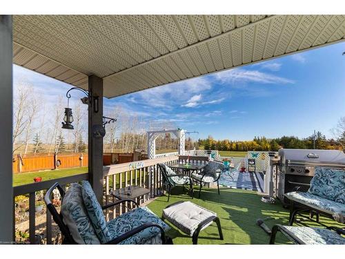 73 White Tail Avenue, Rural Vermilion River, County Of, AB - Outdoor With Deck Patio Veranda With Exterior